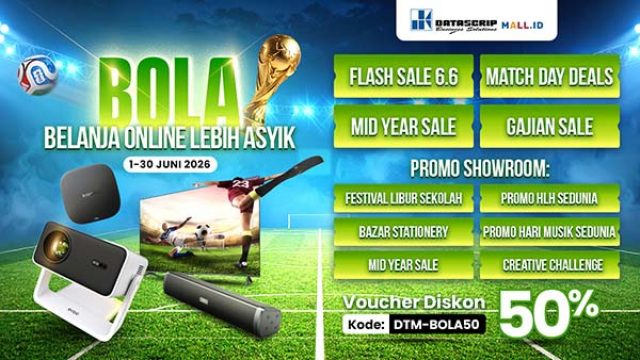 Sambut Liburan Sekolah dan FIFA World Cup 2026, DatascripMall.ID Gelar Promo BOLA